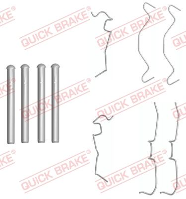 Zestaw akcesoriów, klocki hamulcowe QUICK BRAKE 109-1650