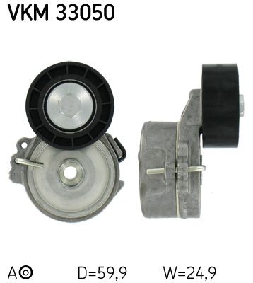 Rolka napinacza, pasek klinowy wielorowkowy SKF VKM 33050