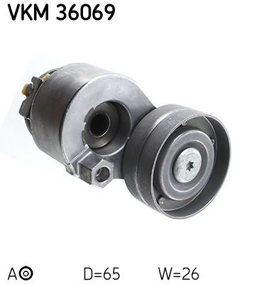 Rolka napinacza, pasek klinowy wielorowkowy SKF VKM 36069