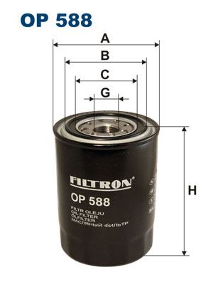 Filtr oleju FILTRON op 588