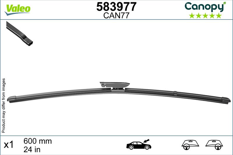 Pióro wycieraczki VALEO 583977