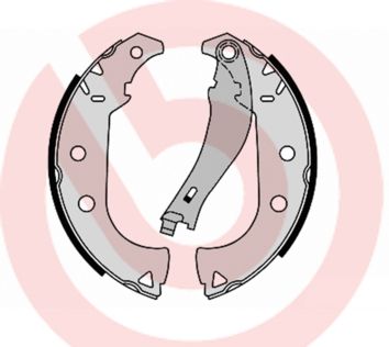 Zestaw szczęk hamulcowych BREMBO S 23 556