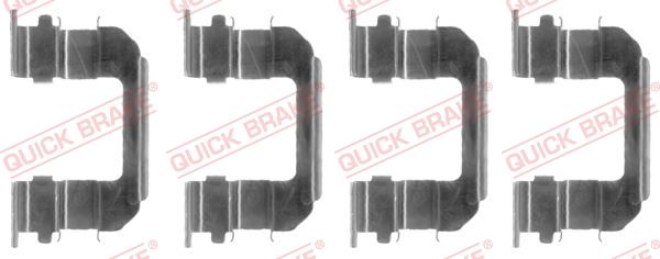 Zestaw akcesoriów, klocki hamulcowe QUICK BRAKE 109-1287