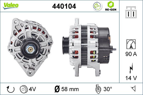 Alternator VALEO 440104
