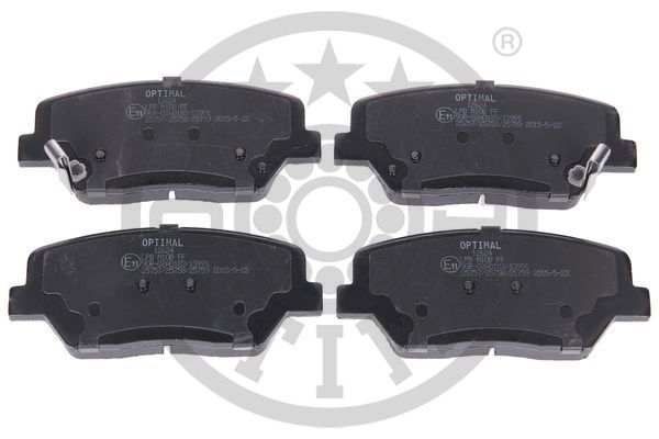 Zestaw klocków hamulcowych, hamulce tarczowe OPTIMAL BP-12624