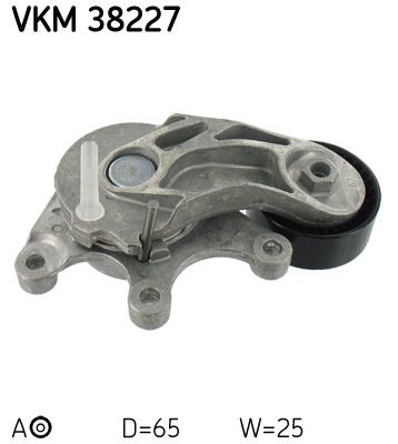 Rolka napinacza, pasek klinowy wielorowkowy SKF VKM 38227