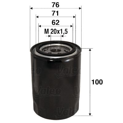 Filtr oleju VALEO 586012