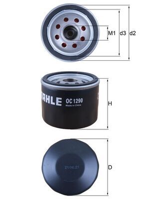 Filtr oleju KNECHT OC 1290
