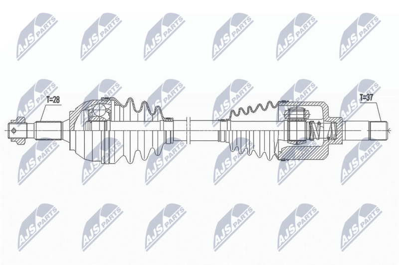 Wał napędowy NTY NPW-PE-057