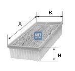 Filtr powietrza UFI 30.961.00