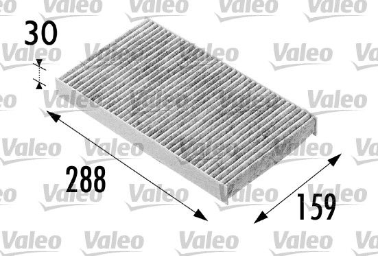 Filtr, wentylacja przestrzeni pasażerskiej VALEO 698687