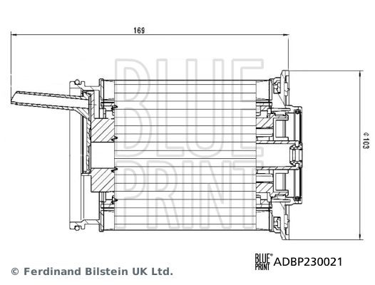 Filtr paliwa BLUE PRINT ADBP230021
