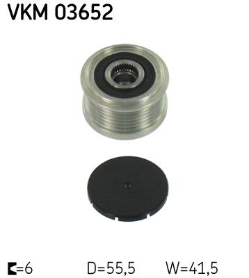 Alternator - sprzęgło jednokierunkowe SKF VKM03652