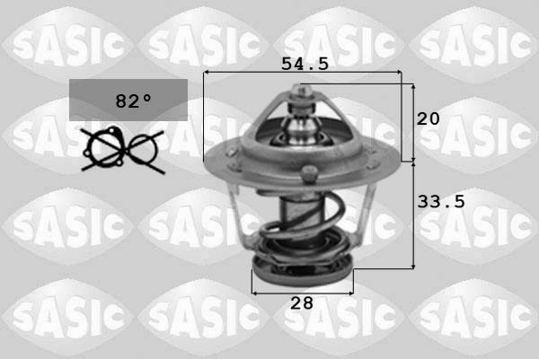 Termostat, płyn chłodzący SASIC 3306041