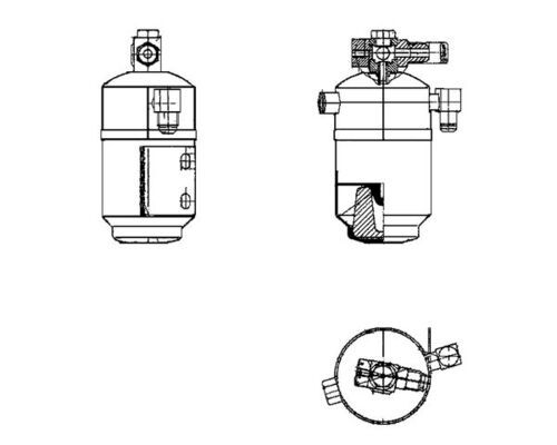 Osuszacz, klimatyzacja MAHLE ad 109 000s