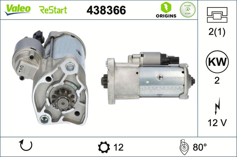 Rozrusznik VALEO 438366