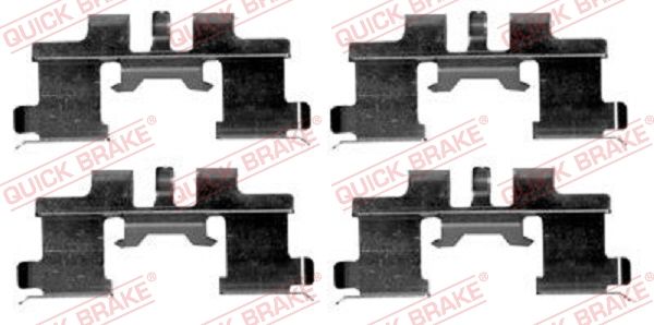 Zestaw akcesoriów, klocki hamulcowe QUICK BRAKE 109-1677