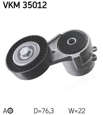 Rolka napinacza, pasek klinowy wielorowkowy SKF VKM 35012