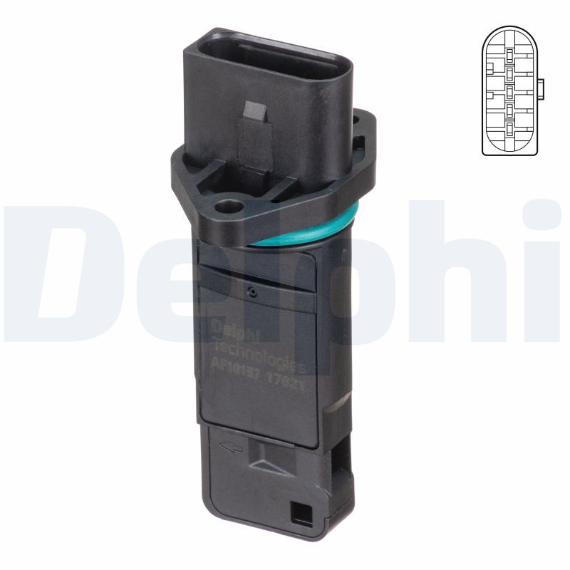Przepływomierz masowy powietrza DELPHI AF10157-12B1