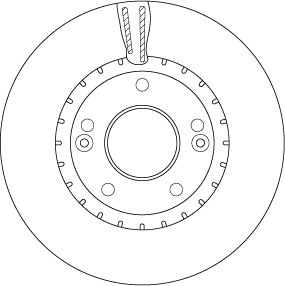 Tarcza hamulcowa TRW DF6628