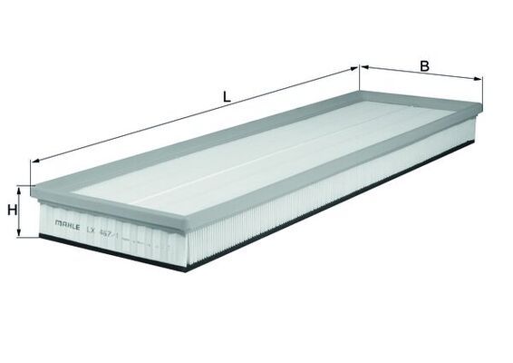 Filtr powietrza KNECHT LX 467/1