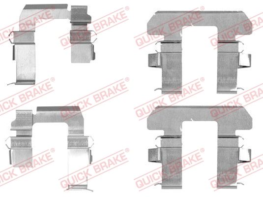 Zestaw akcesoriów, klocki hamulcowe QUICK BRAKE 109-1763