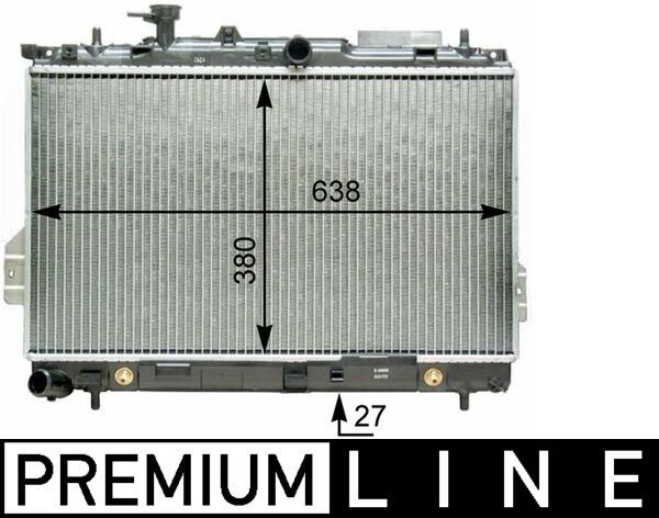 Chłodnica, układ chłodzenia silnika MAHLE CR1293000P