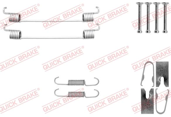 Zestaw akcesoriów, szczęki hamulcowe QUICK BRAKE 105-0040