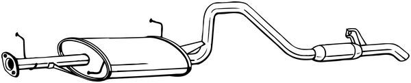 Tłumik końcowy BOSAL 286-059