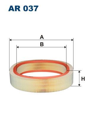 Filtr powietrza FILTRON AR 037