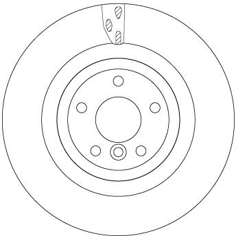 Tarcza hamulcowa TRW DF6969S