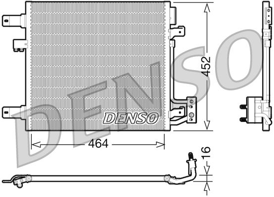Skraplacz, klimatyzacja DENSO DCN06014
