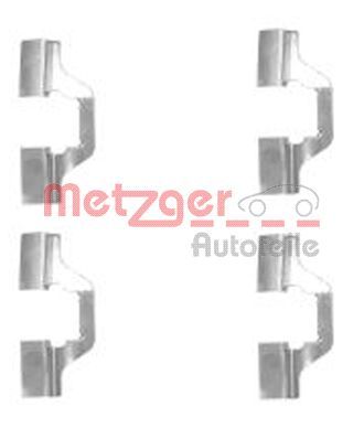 Zestaw akcesoriów, klocki hamulcowe METZGER 109-1749