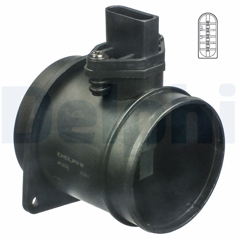 Przepływomierz masowy powietrza DELPHI AF10257-12B1