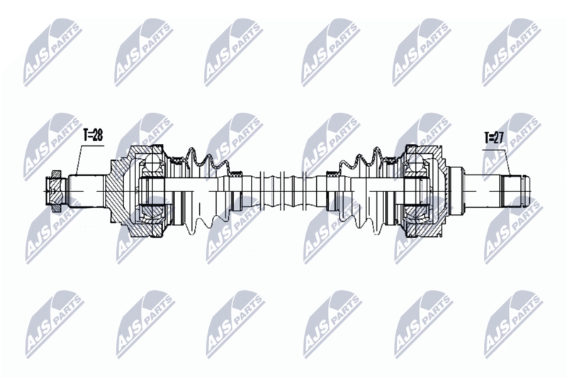 Wał napędowy NTY NPW-BM-051