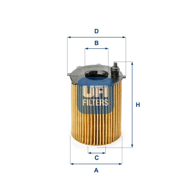 Filtr oleju UFI 25.187.00