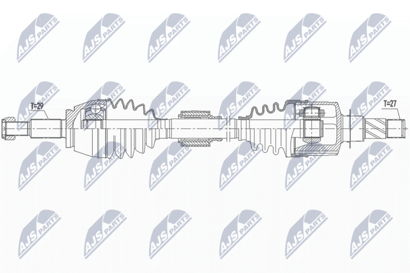 Wał napędowy NTY NPW-RE-161