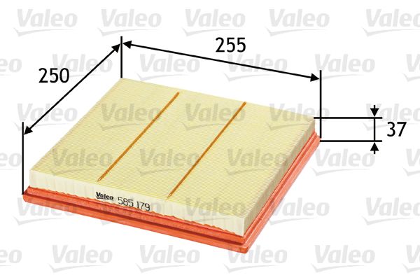 Filtr powietrza VALEO 585179