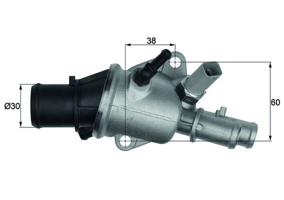 Termostat, płyn chłodzący MAHLE TI15688