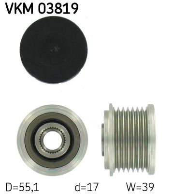 Alternator - sprzęgło jednokierunkowe SKF VKM03819
