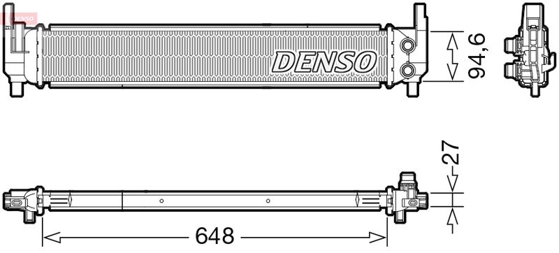 Chłodnica, układ chłodzenia silnika DENSO DRM02042