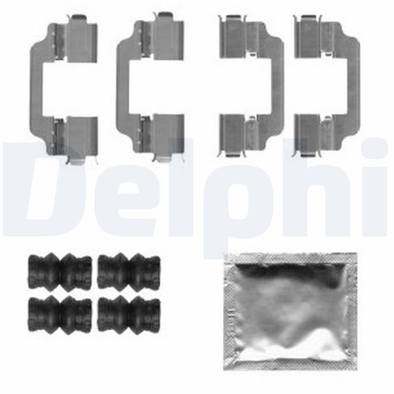 Zestaw akcesoriów, klocki hamulcowe DELPHI LX0580