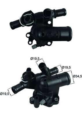 Termostat, płyn chłodzący MAHLE TI24883