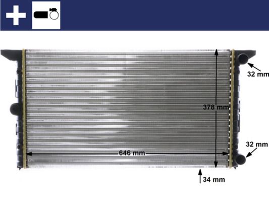 Chłodnica, układ chłodzenia silnika MAHLE CR1534000S