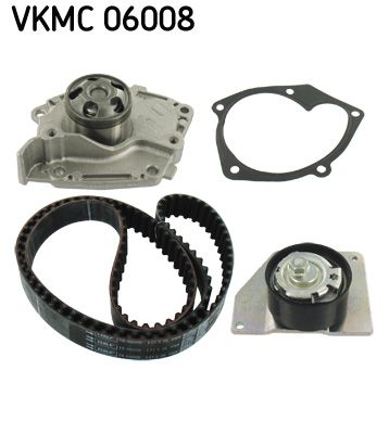 Pompa wody + zestaw paska rozrządu SKF VKMC 06008