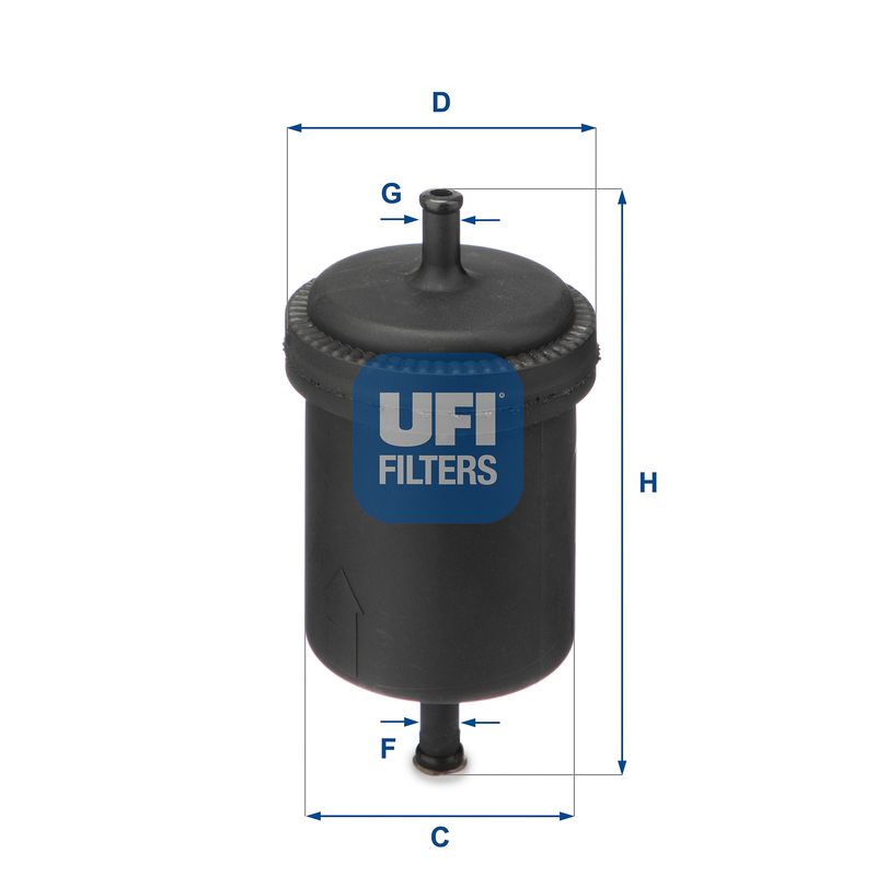 Filtr paliwa UFI 31.512.00