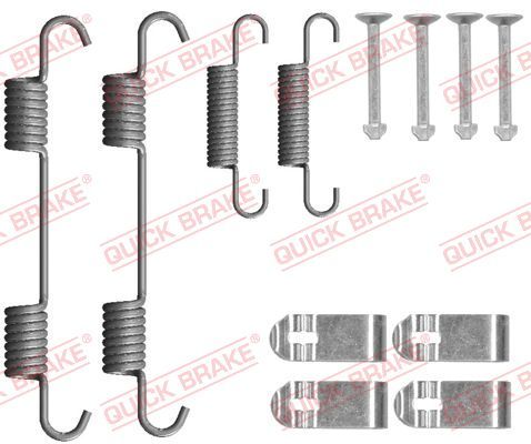 Zestaw akcesoriów, szczęki hamulcowe hamulca postojowego QUICK BRAKE 105-0078