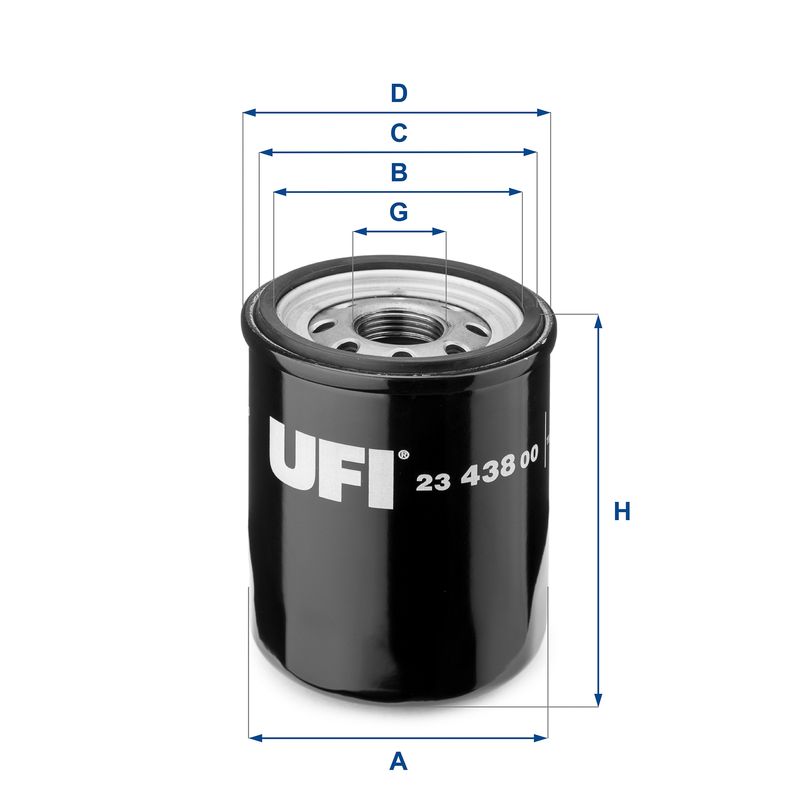 Filtr oleju UFI 23.438.00