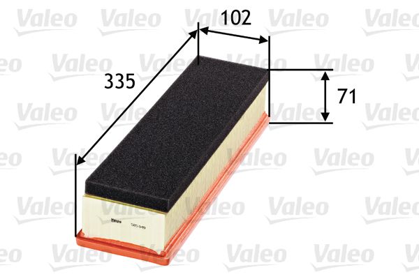 Filtr powietrza VALEO 585049