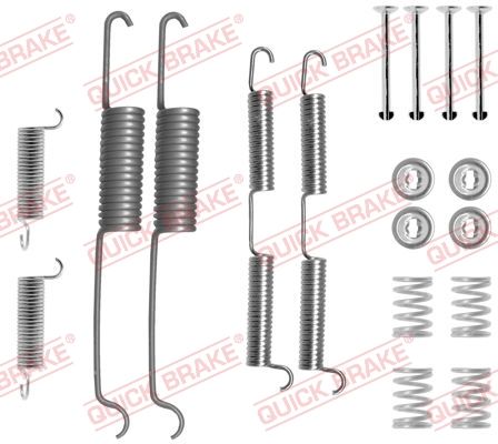 Zestaw akcesoriów, szczęki hamulcowe QUICK BRAKE 105-0687